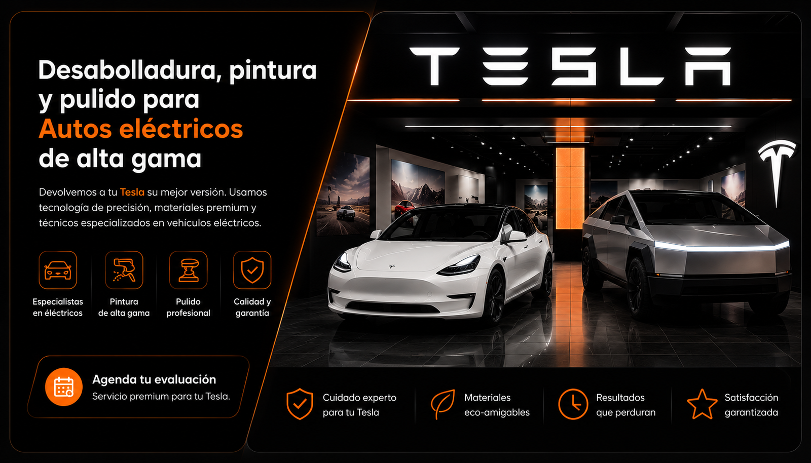 Servicio para autos eléctricos de alta gama